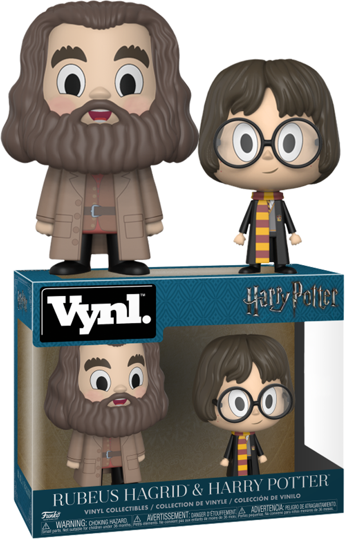 Buy Funko Vynl. Two Pack - Harry Potter - Rubeus Hagrid + Harry Potter ...