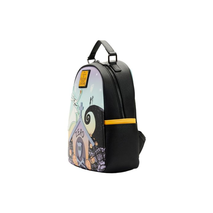 Disney Nightmare Before Christmas Zero In top Graveyeard Loungefly Mini Backpack