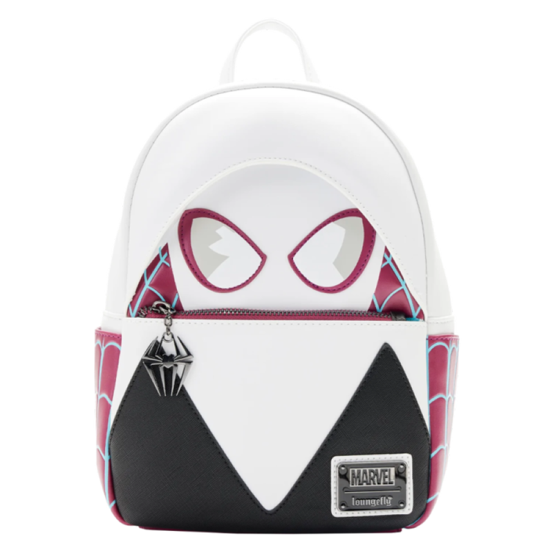 Loungefly Marvel Spider-Verse Pink AOP Exclusive Mini Backpack
