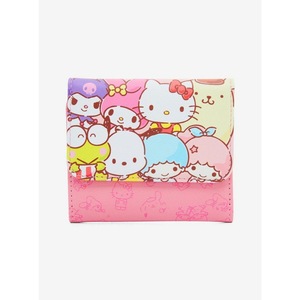 Loungefly Sanrio Hello Kitty & Friends Pink Mini Flap Wallet/Purse - New, With Tags