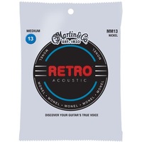 Martin Retro Monel Acoustic Guitar Strings Medium MM13