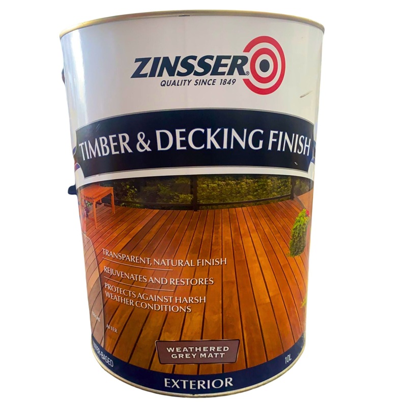 Buy 10 Litre ZINSSER Timber and Decking Finish Rustoleum (Exterior