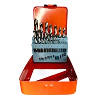 19 Piece HSS Drill Bit Set for Metal, Aluminium & Wood