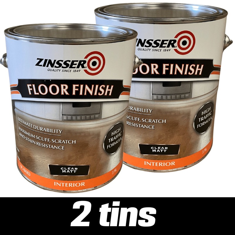 Buy 2 PACK RustOleum ZINSSER Interior Floor Finish Oil Based