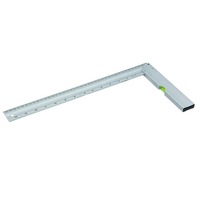 300mm measuring square ruler with level