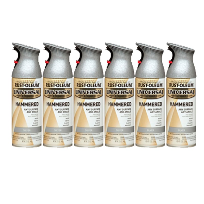 Buy (6 Cans) RUSTOLEUM 245219 UNIVERSAL HAMMERED SPRAY PAINT HAMMERED