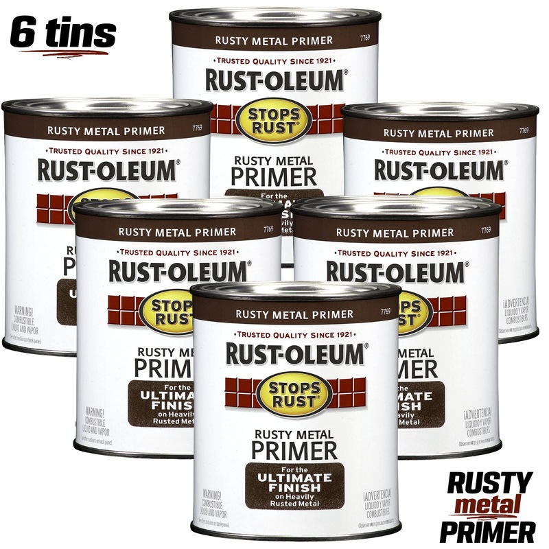 Buy (6 PACK) Rust-Oleum Protective Enamel Paint 7769730 Stops Rust ...