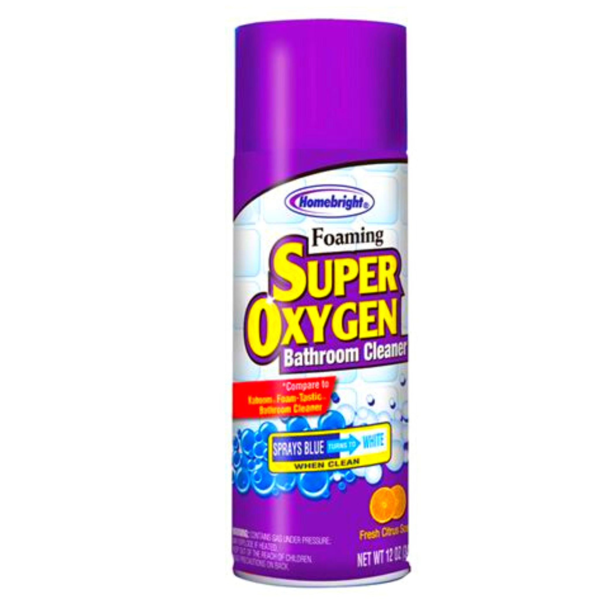 Buy HomeBright Foaming Super Oxygen Bathroom Cleaner 354ml - MyDeal ...