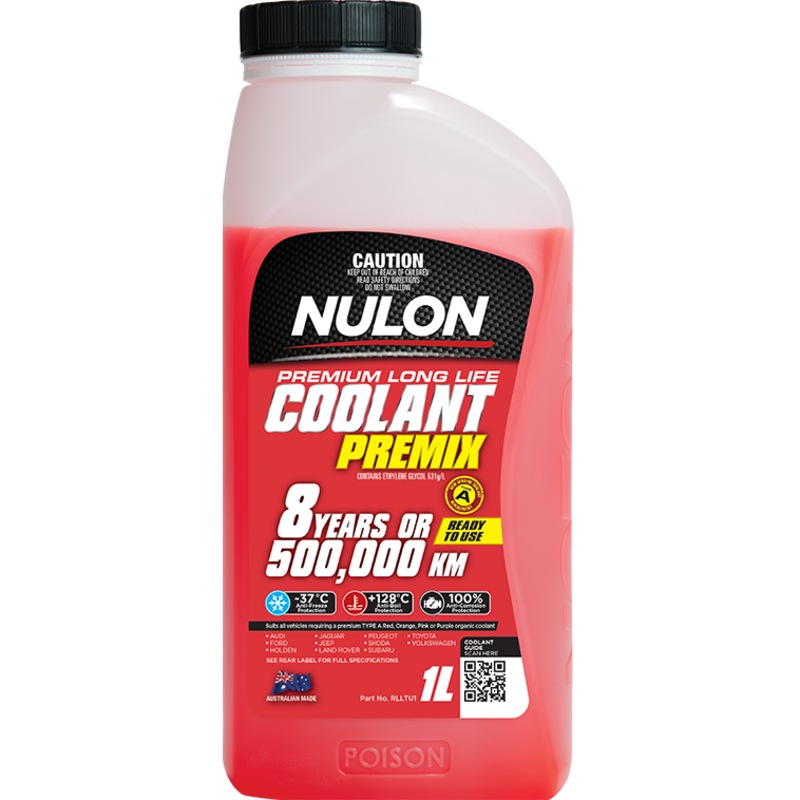 Buy Red Premium Long Life Coolant Premix (RLLTU) - 1 Litre - MyDeal