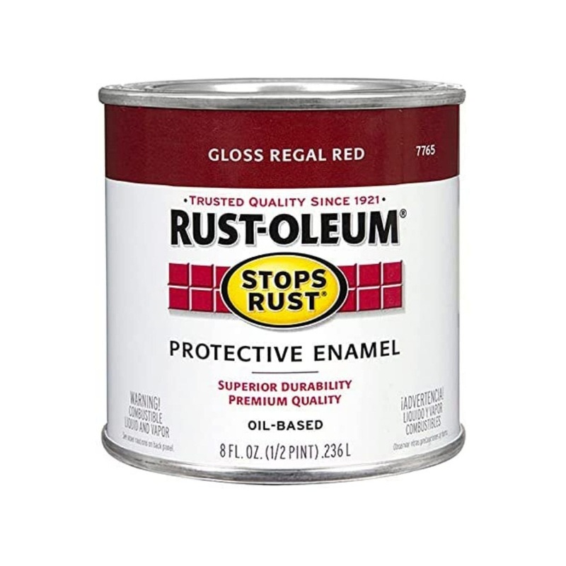Buy Rust-Oleum 7765730 Protective Enamel Paint 236ml - GLOSS REGAL RED ...