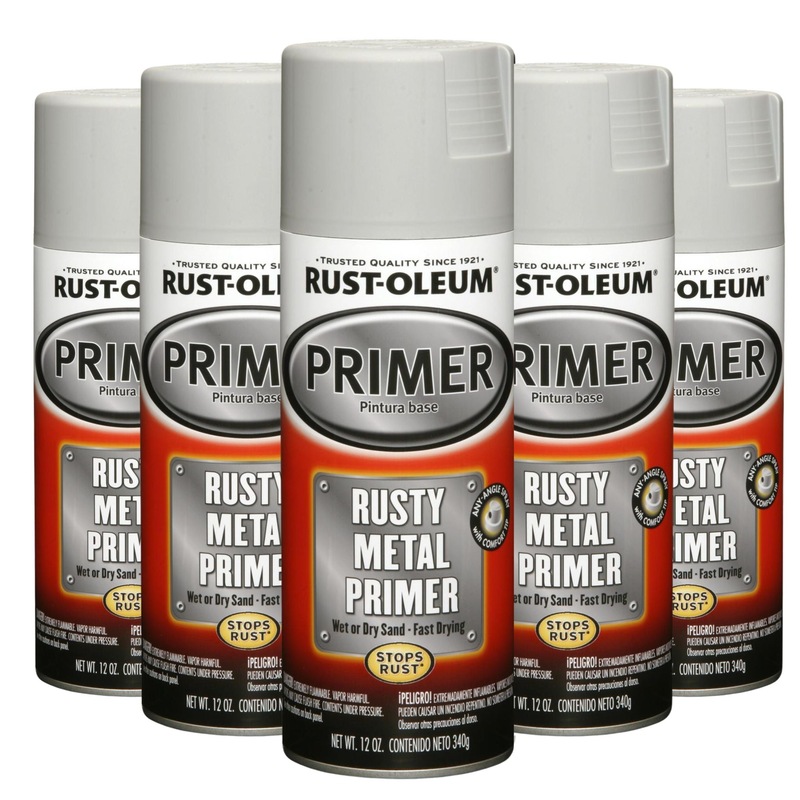 Buy RustOleum Stops Rust Rusty Metal Primer Spray 6 Cans MyDeal