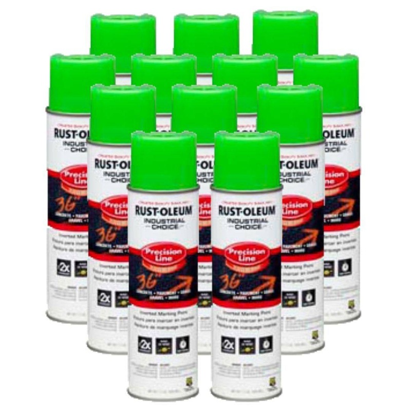 Buy RUSTOLEUM MARKING PAINT (12 Cans) FLURESCENT GREEN MyDeal