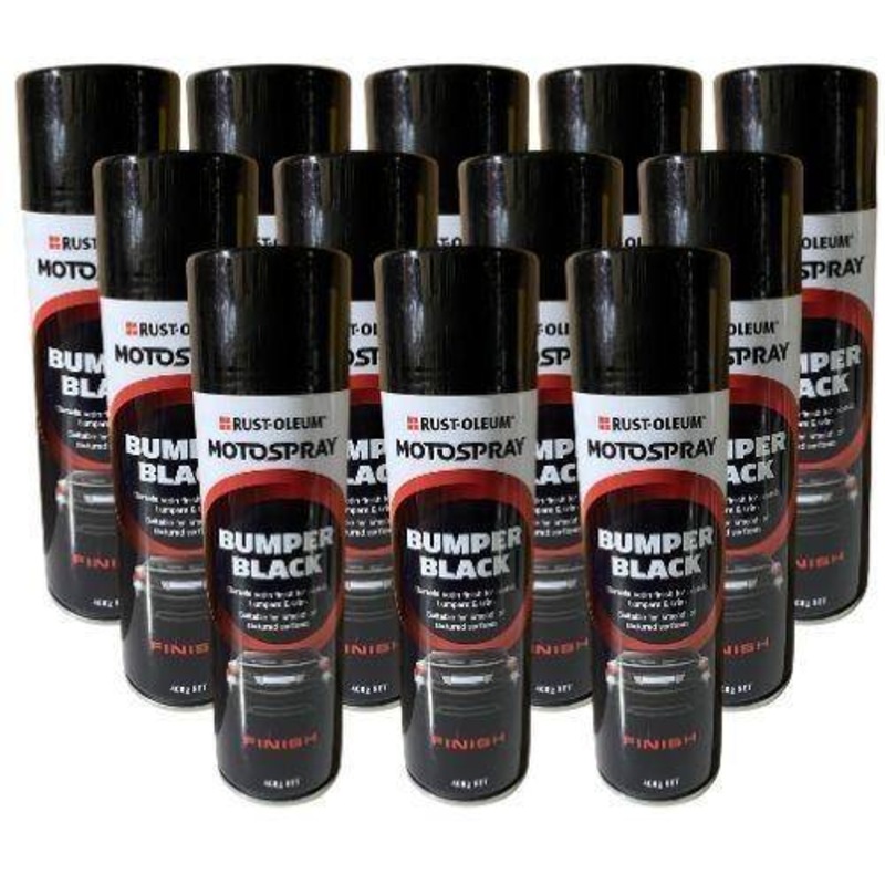 Buy Rustoleum Rustoleum RustOleum Motospray Bumper Paint 400g Black