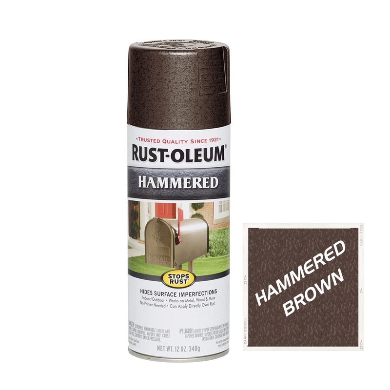 Buy Rustoleum Hammered Spray Paint 340 gram Can Hammered Brown MyDeal