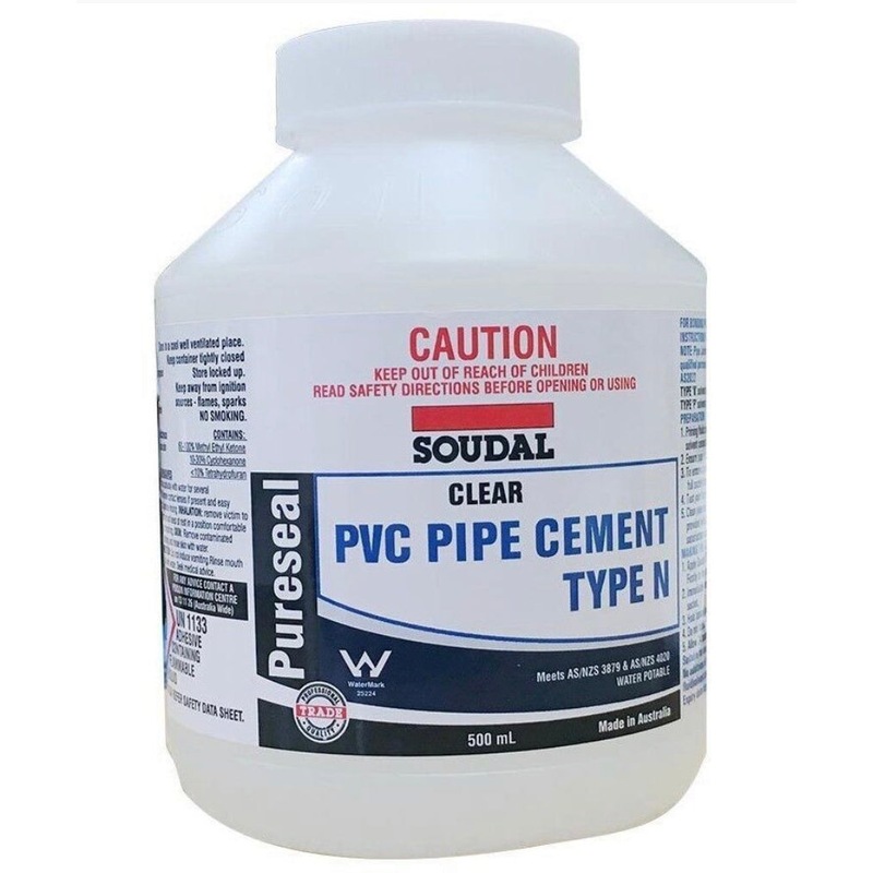 Buy Soudal pipe cement type n MyDeal