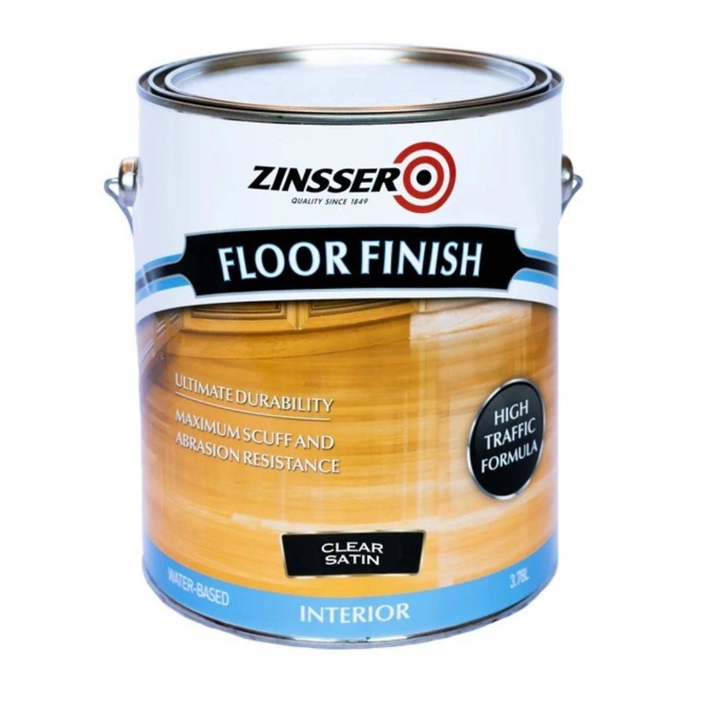 Buy ZINSSER Interior Floor Finish Rustoleum 3.78 litre (Clear Satin