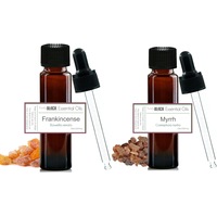 Frankincense And Myrrh Oil For Skin Care, Incense, Burner - 10mL EACH - 100% Pure Essential Oil