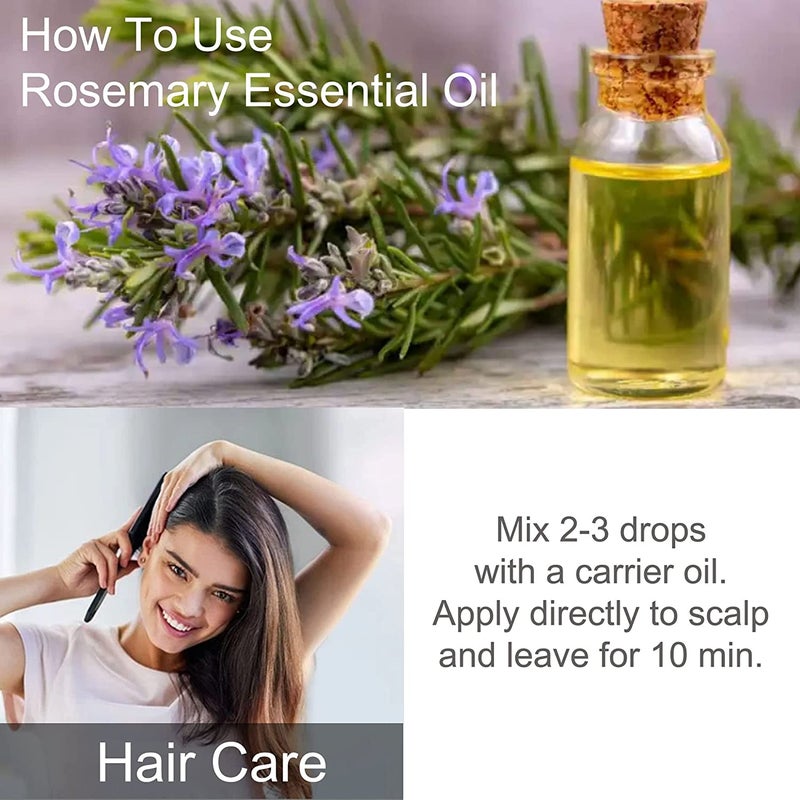Buy Rosemary Oil For Hair Growth, Hair Loss. 100% Pure Rosemary Essential  Oil 10ml - MyDeal