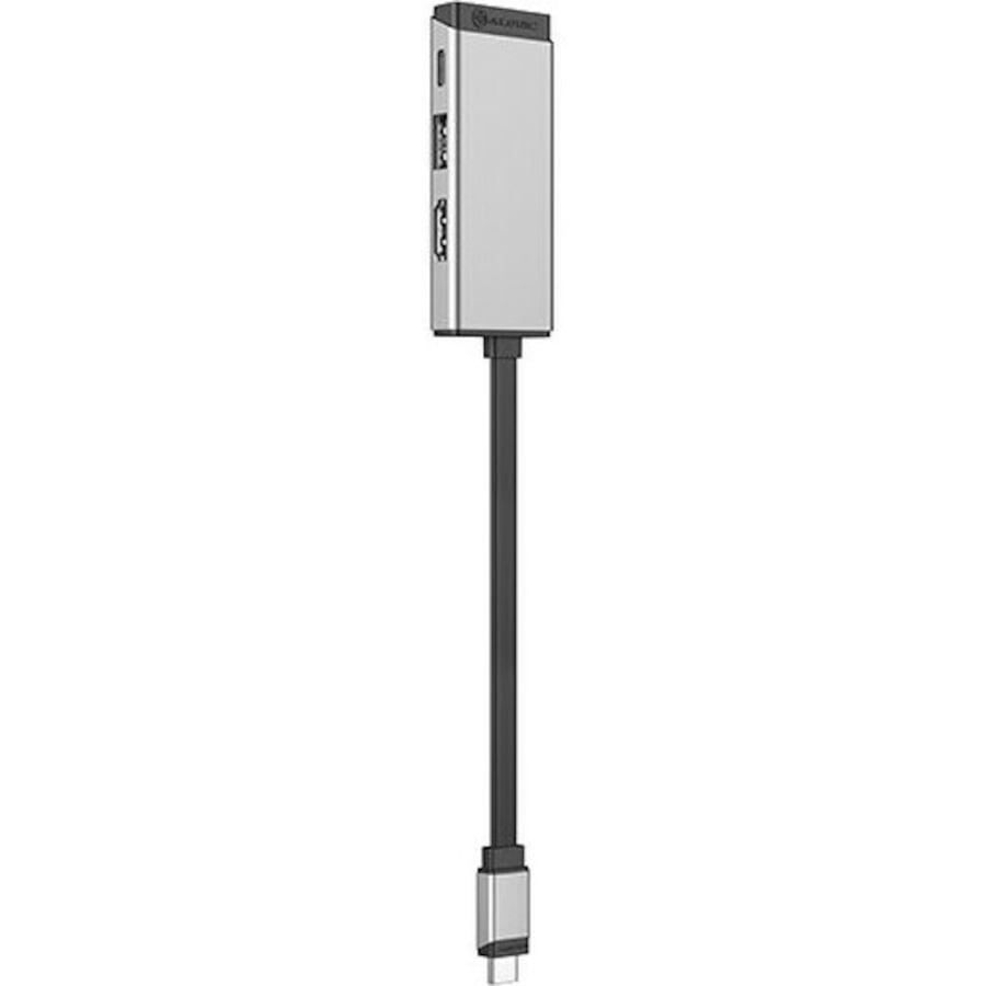 Alogic A/V Adapter - 1 Pack - 1 x USB 3.2 (Gen 1) Type C - Male - 1 x HDMI 2.0 Digital Audio/Video - Female, 1 x USB 3.2 (Gen 1) Type A - Female, 1 x
