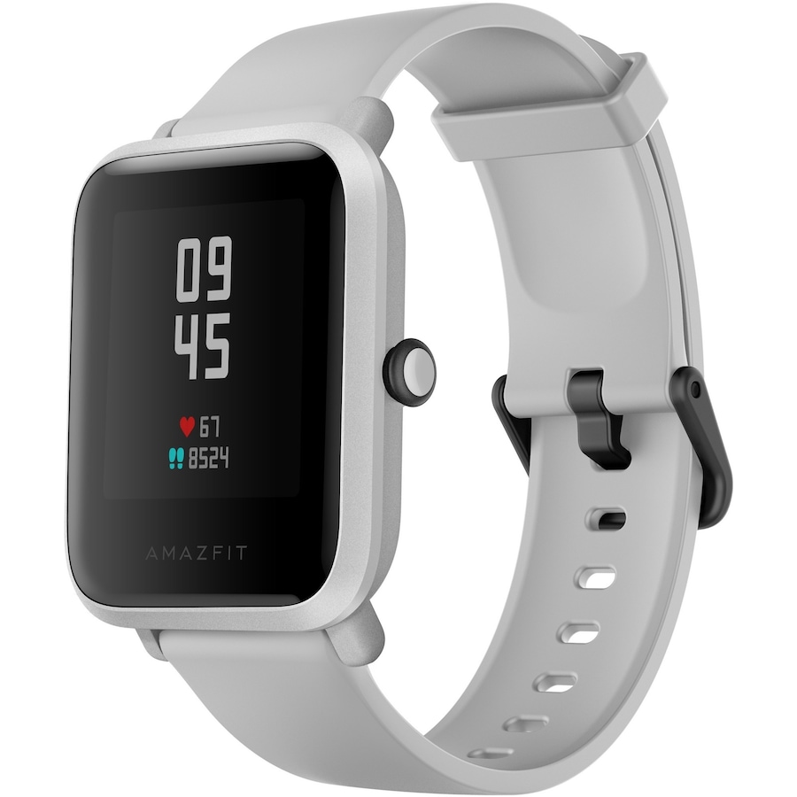 Amazfit Bip S Smart Watch - White Rock Body Color - Polycarbonate, Stainless Steel Body Material - Silicone, Thermoplastic Polyurethane (TPU) Band -