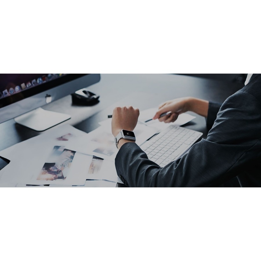 Amazfit Bip S Smart Watch - White Rock Body Color - Polycarbonate, Stainless Steel Body Material - Silicone, Thermoplastic Polyurethane (TPU) Band -