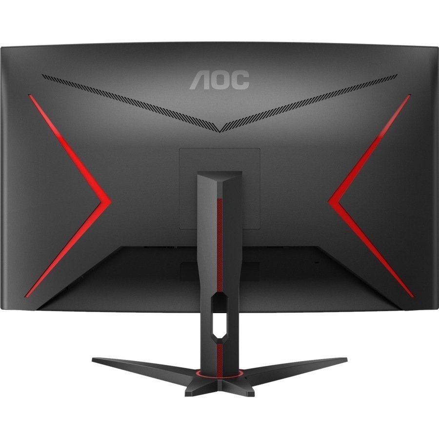 AOC C32G2ZE 32" Class Full HD Curved Screen Gaming LCD Monitor - 16:9 - Black/Red - 31.5" Viewable - Vertical Alignment (VA) - LED Backlight - 1920 x