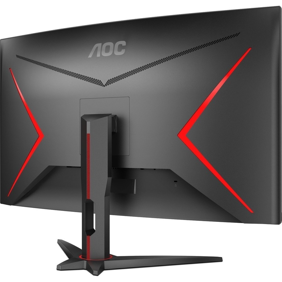AOC C32G2ZE 32" Class Full HD Curved Screen Gaming LCD Monitor - 16:9 - Black/Red - 31.5" Viewable - Vertical Alignment (VA) - LED Backlight - 1920 x