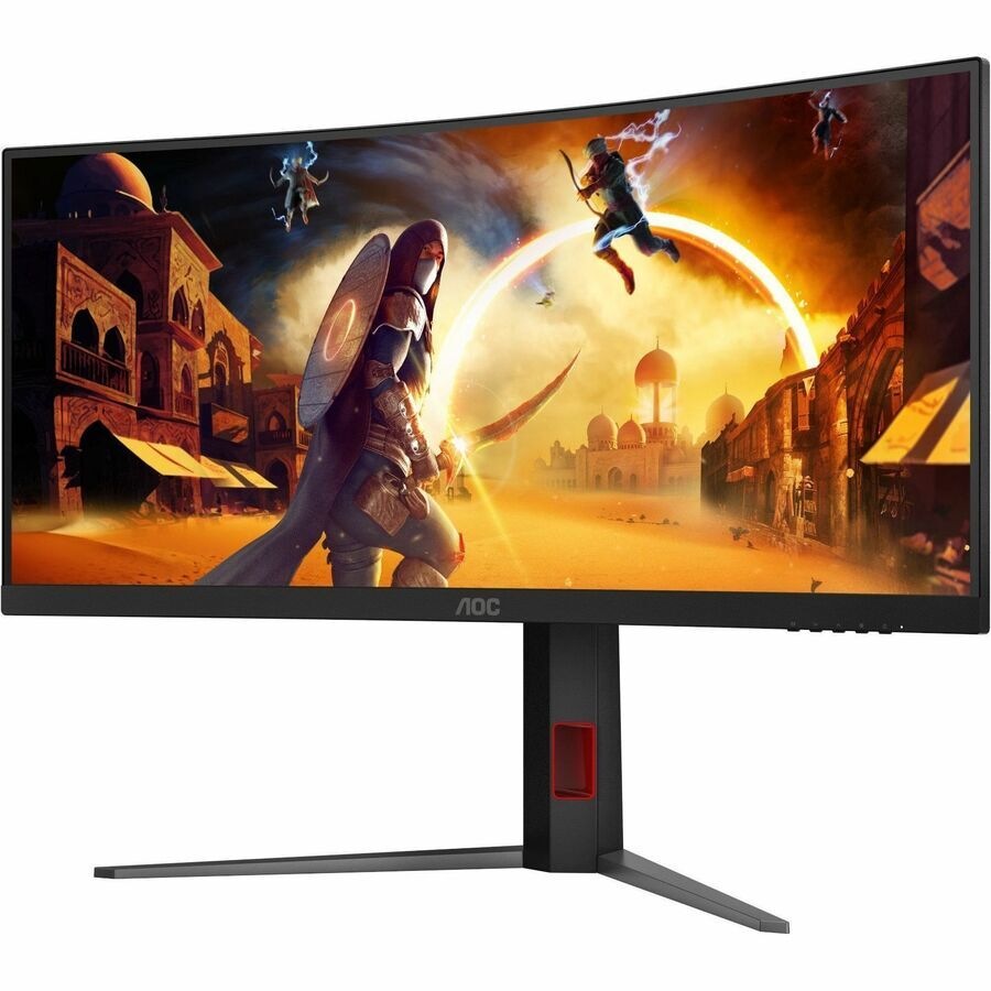 AOC CU34G4Z 34in 240Hz WQHD Fast VA Gaming Monitor 3440 x 1440 21:9 0.3ms 80m:1 Smart Contrast 400 Nits DP/HDMI HDR400 Tilt/Swivel/Height VESA