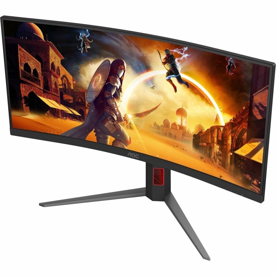 AOC CU34G4Z 34in 240Hz WQHD Fast VA Gaming Monitor 3440 x 1440 21:9 0.3ms 80m:1 Smart Contrast 400 Nits DP/HDMI HDR400 Tilt/Swivel/Height VESA