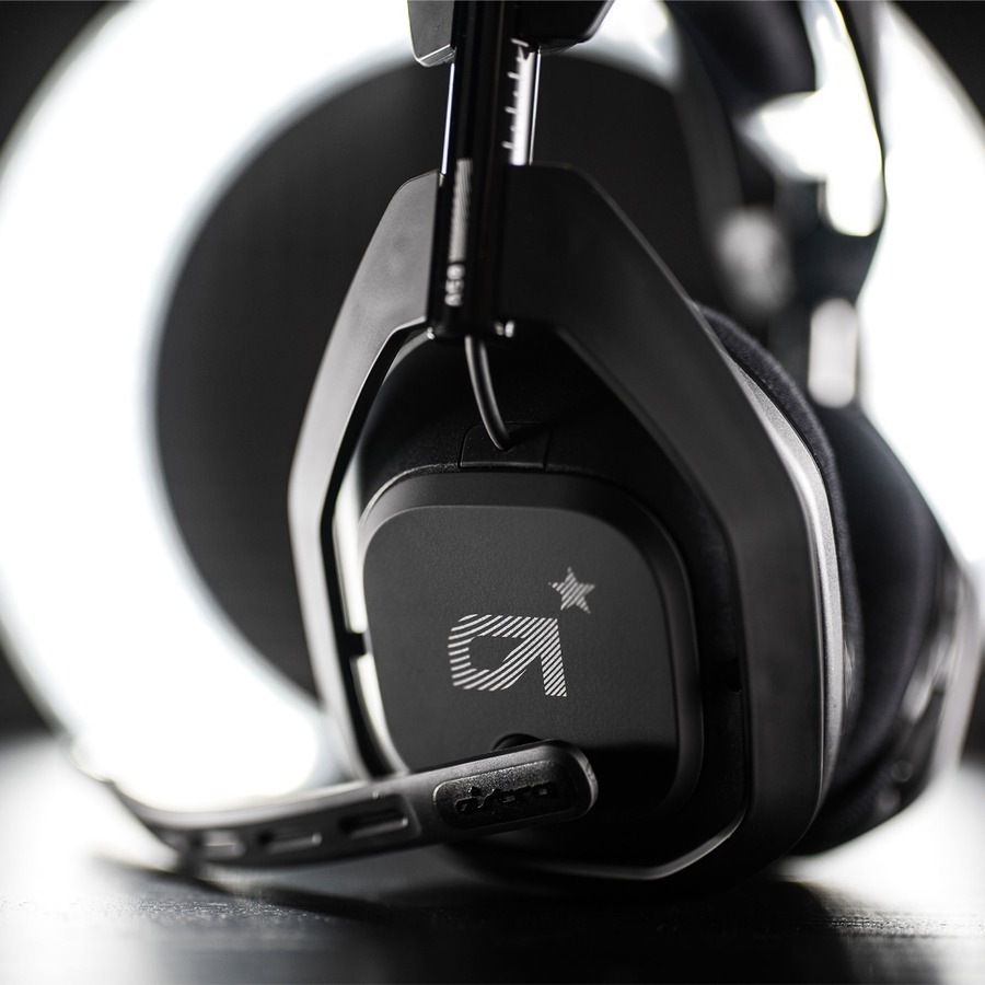 Astro A50 Wireless Over-the-head Stereo Gaming Headset - Black - Binaural - Circumaural - 914.4 cm - 20 Hz to 20 kHz - Uni-directional, Noise - Noise