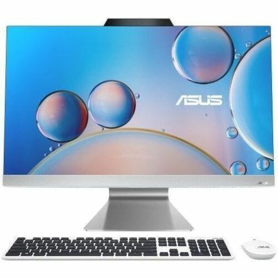 Asus M3702WFAK-WA071W All-in-One Computer - AMD Ryzen 3 7320U - 8 GB - 512 GB SSD - 27" Full HD - Desktop - White - AMD Chip - 1920 x 1080 - Windows