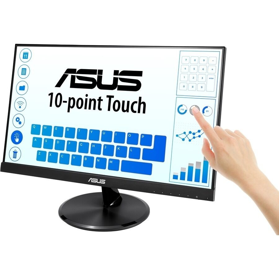 Asus VT229H 22" Class LCD Touchscreen Monitor - 16:9 - 5 ms GTG - 21.5" Viewable - Capacitive - Multi-touch Screen - 1920 x 1080 - Full HD - 16.7 - -