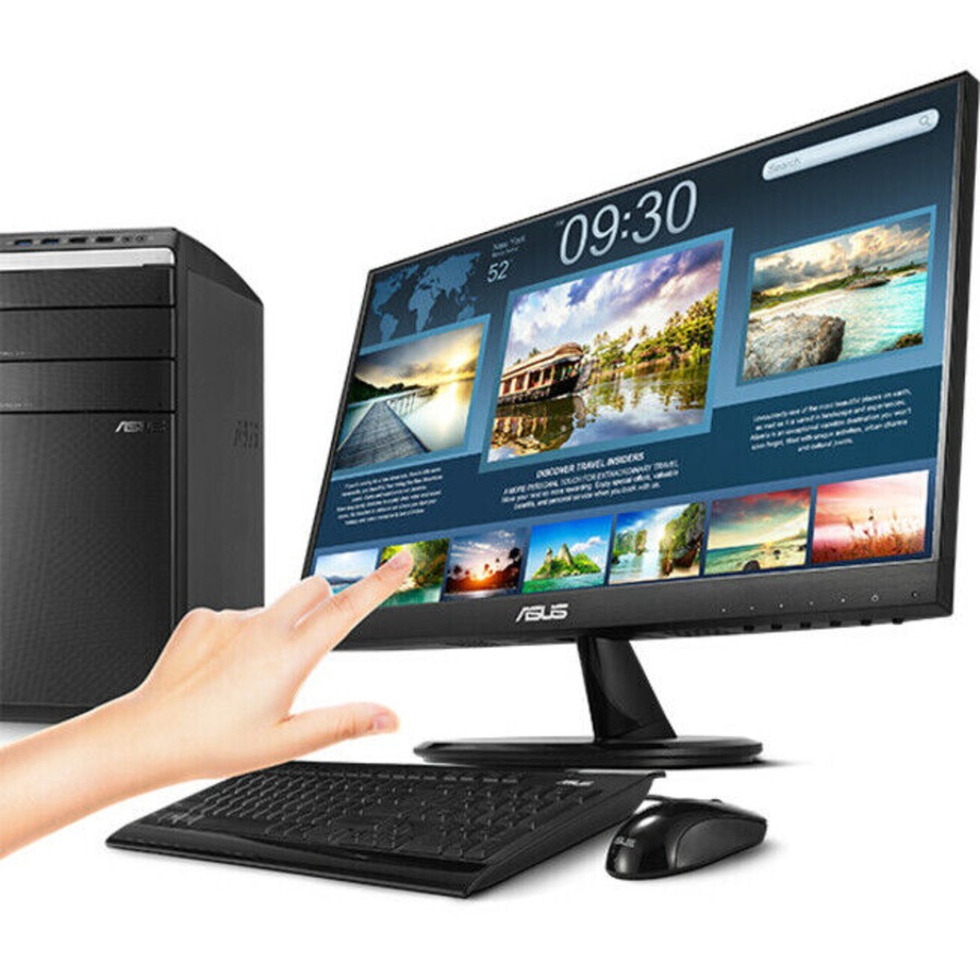 Asus VT229H 22" Class LCD Touchscreen Monitor - 16:9 - 5 ms GTG - 21.5" Viewable - Capacitive - Multi-touch Screen - 1920 x 1080 - Full HD - 16.7 - -