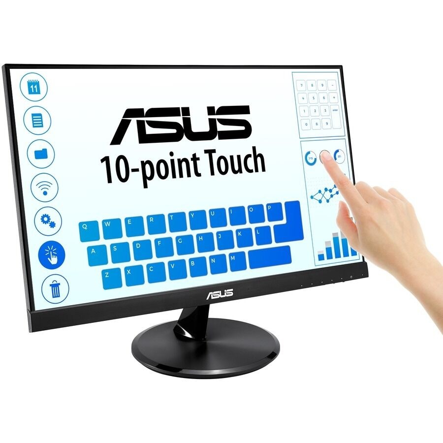 Asus VT229H 22" Class LCD Touchscreen Monitor - 16:9 - 5 ms GTG - 21.5" Viewable - Capacitive - Multi-touch Screen - 1920 x 1080 - Full HD - 16.7 - -