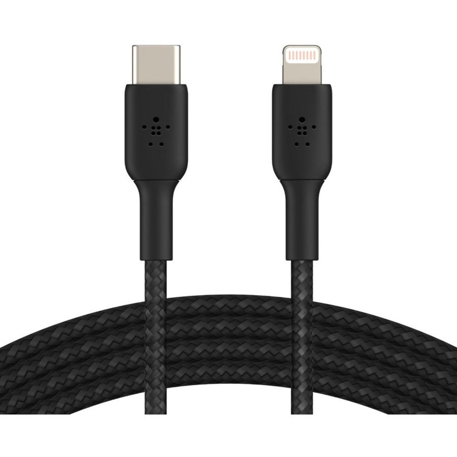 Belkin BoostCharge 1.01 m Lightning/USB-C Data Transfer Cable - Cable for iPad, iPad Pro, iPad mini, iPad Air, iPhone - First End: 1 x USB Type C - -