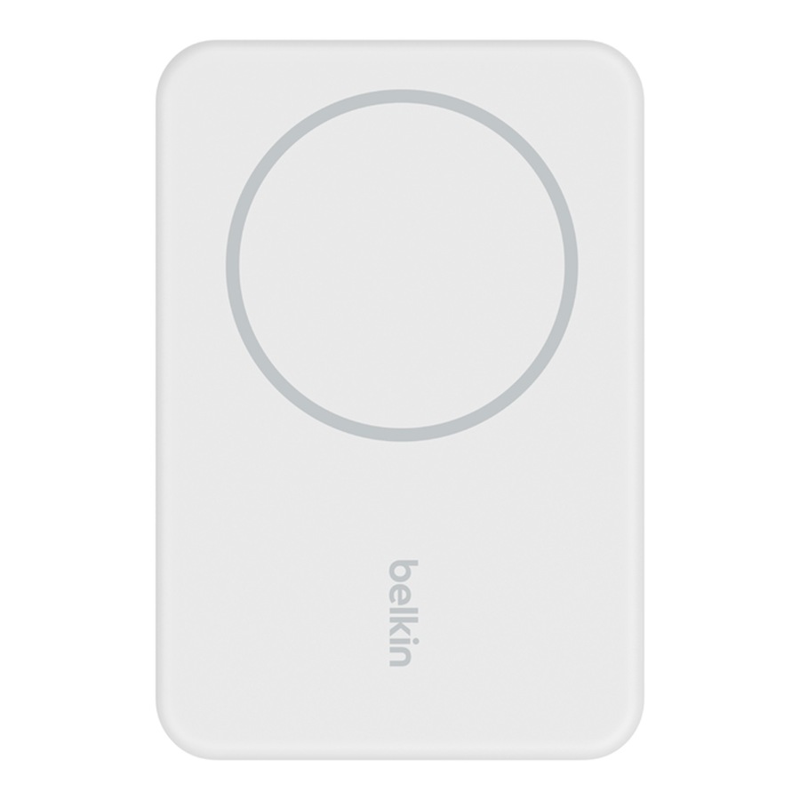 Belkin BoostCharge Magnetic Wireless Power Bank 5K + Stand - White (BPD004btWT)