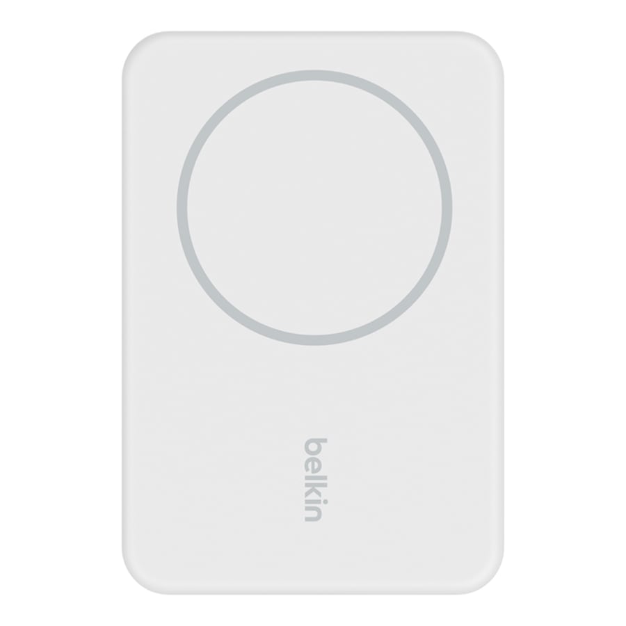 Belkin BoostCharge Magnetic Wireless Power Bank 5K + Stand - White (BPD004btWT)
