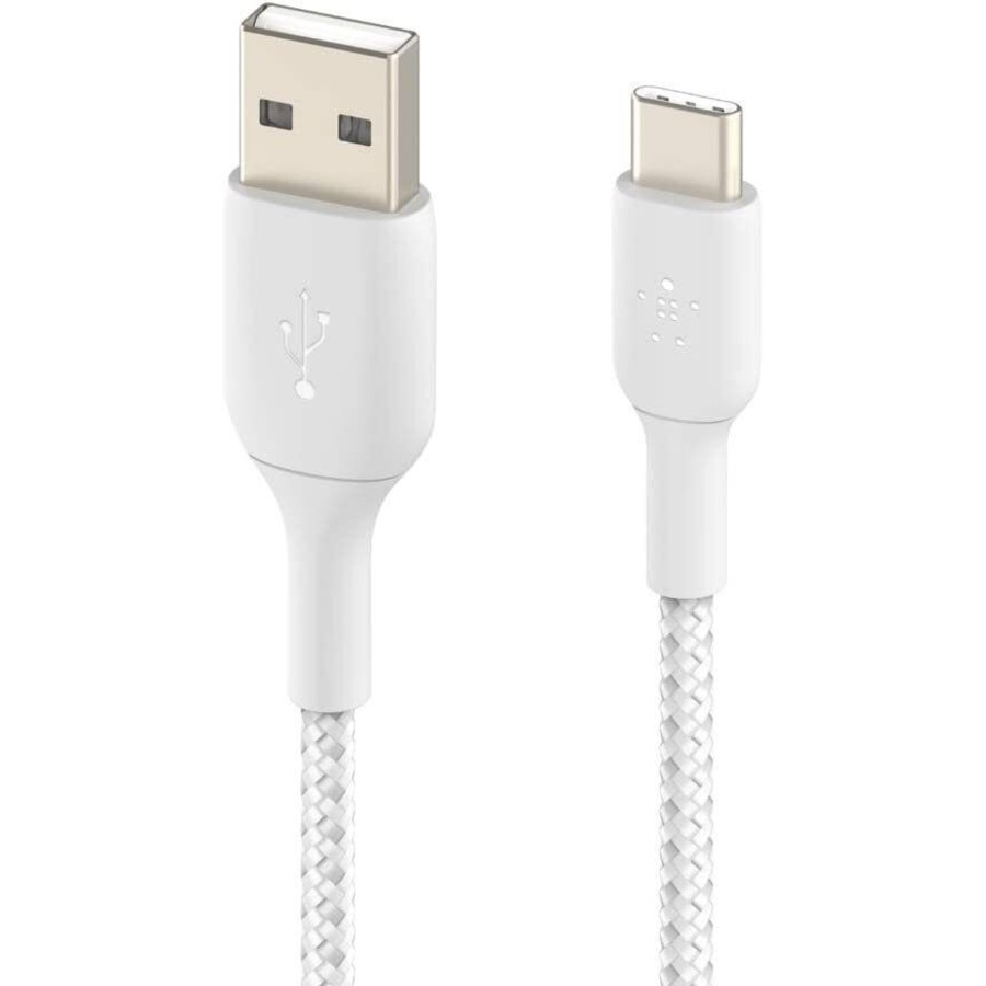 Belkin USB-A to USB-C Cable for Samsung Google Nintendo Switch White - 2m