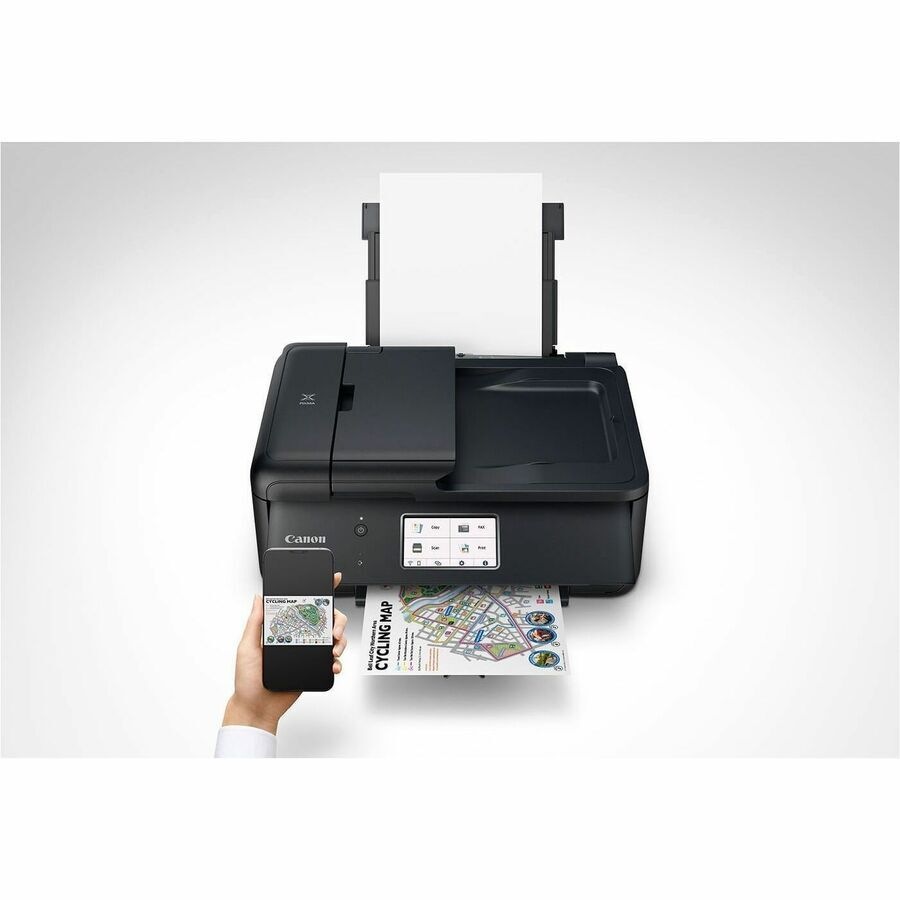 Canon PIXMA TR8660A Wireless Inkjet Multifunction Printer - Colour - Copier/Fax/Printer/Scanner - 4800 x 1200 dpi Print - Automatic Duplex Print - -