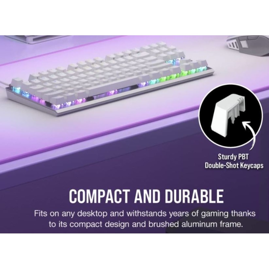 Buy Corsair K60 PRO TKL RGB Compact Tenkeyless Optical-Mechanical ...