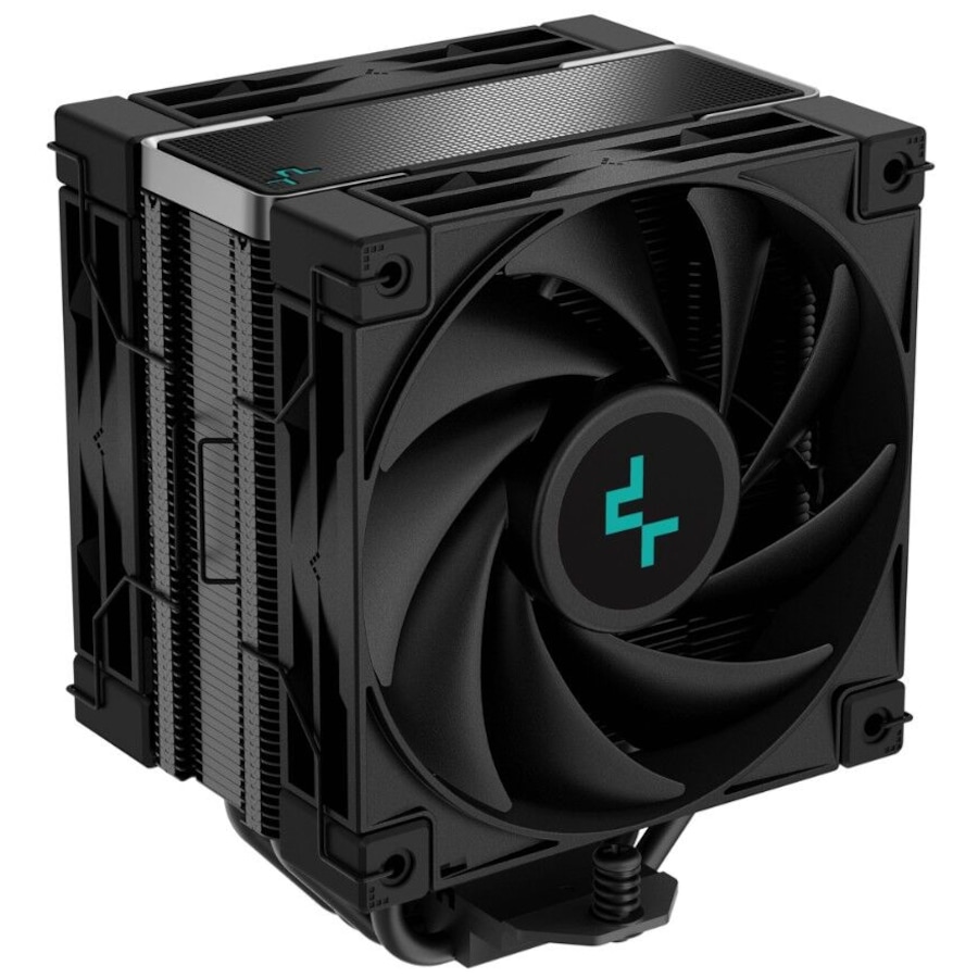 DeepCool AK400 Zero Dark Plus Performance CPU Cooler, 4 Heat Pipe Tower, High-Performance FDB Fan, 220W Heat Dissipation, Intel LGA1700/1200/1151 AMD