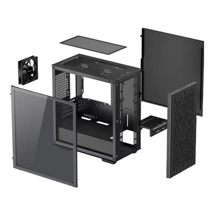 Buy DeepCool MATREXX 40 Mini-ITX / Micro-ATX Case, Tempered Glass Side ...