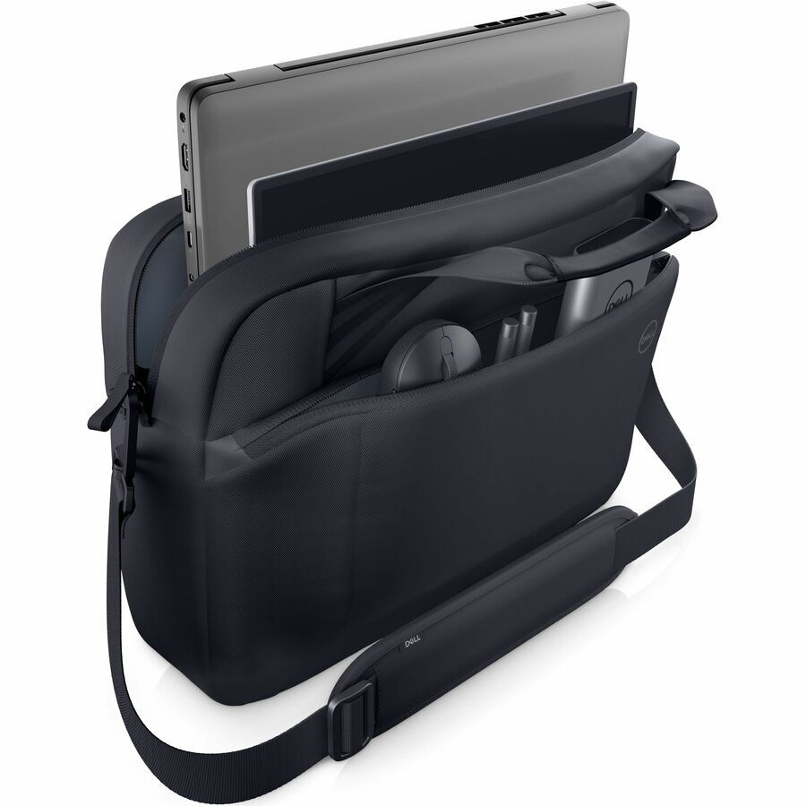 Dell EcoLoop Pro Carrying Case (Briefcase) for 38.1 cm (15") to 39.6 cm (15.6") Notebook, Tablet, Accessories - Black - Weather