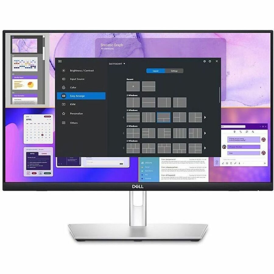 Dell P2424HT 24" Class LCD Touchscreen Monitor - 23.8" Viewable - HDMI - USB - DisplayPort