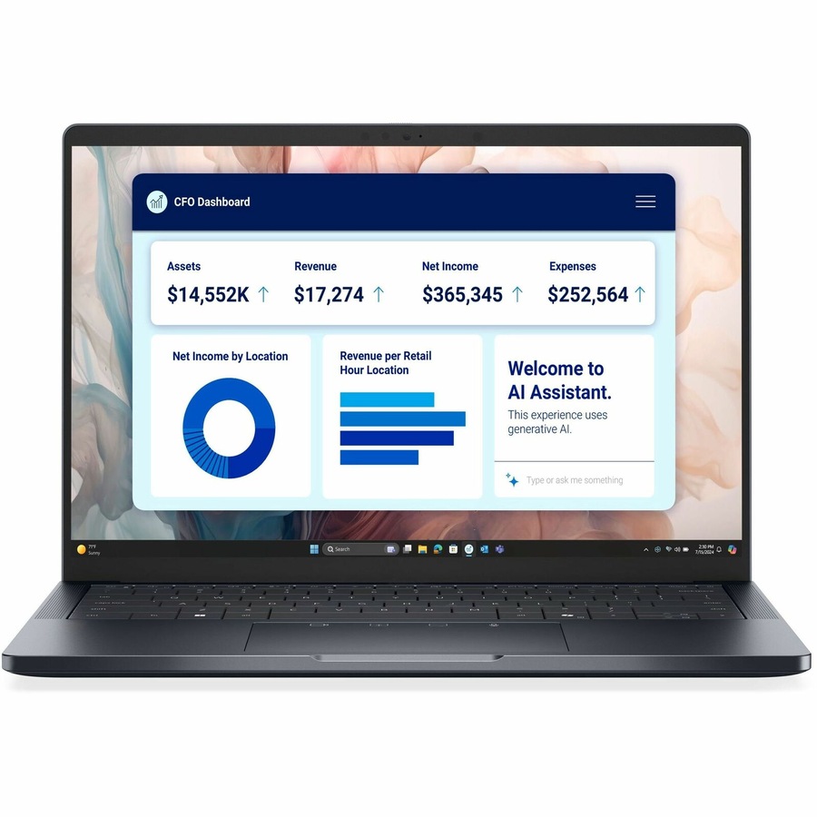 Dell Pro 14 Premium PA14250 14" Copilot+ PC Notebook - Full HD Plus - Intel Core Ultra 7 266V - vPro Technology - 16 GB - 512 GB SSD - English (US) -