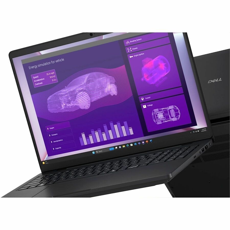 Dell Pro Max 14 MC16250 - 16in FHD+ 1920x1200 - Ultra 7 255H - 16GB RAM 1x16GB DDR5 - 512GB SSD - Backlit - Intel Integrated Graphics - Windows 11 -