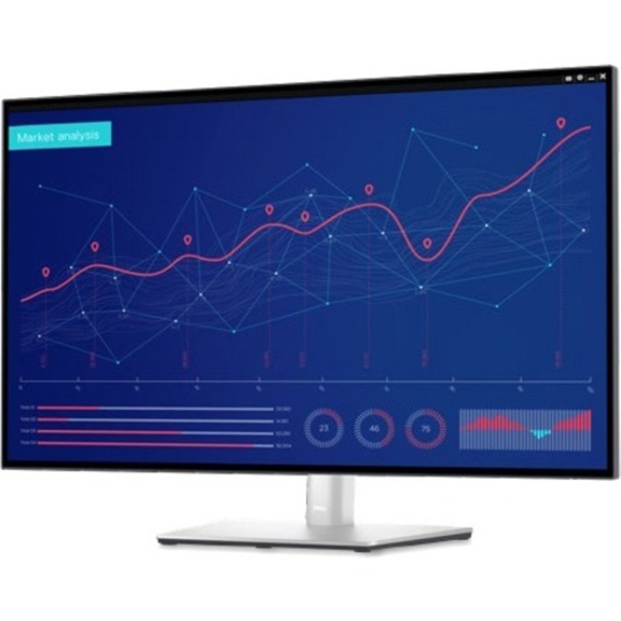 Dell UltraSharp U3223QE 32" Class 4K LCD Monitor - 16:9 - Platinum Silver, Black - 31.5" Viewable - In-plane Switching (IPS) Black Technology - LED -