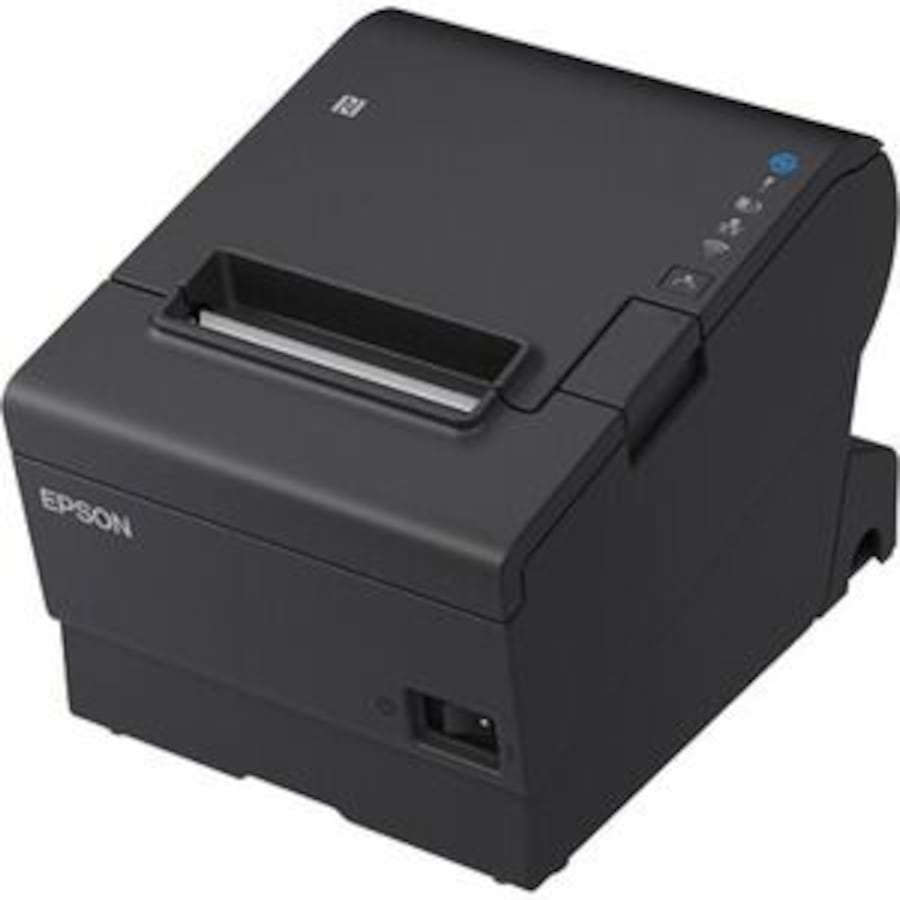 Epson TM-T88VII -622 Desktop Direct Thermal Printer - Monochrome - Receipt Print - Ethernet - USB - USB Host - Parallel - With Cutter - Black - 500 -