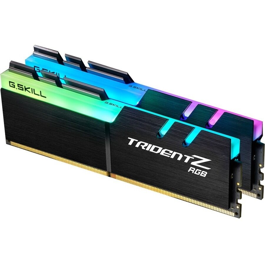G.SKILL Trident Z RAM Module - 32 GB (2 x 16GB) - DDR4-3000/PC4-24000 DDR4 SDRAM - 3000 MHz - CL14 - 1.35 V - Non-ECC - Unbuffered - 288-pin - DIMM -