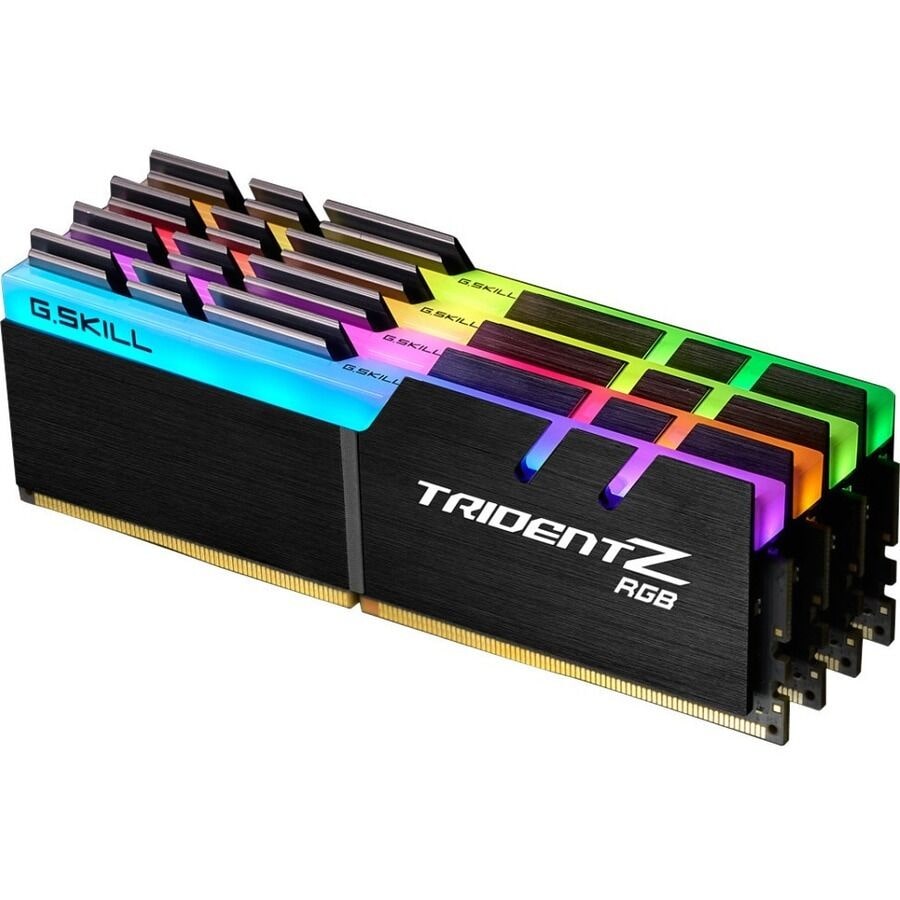 G.SKILL Trident Z RAM Module - 32 GB (4 x 8GB) - DDR4-3200/PC4-25600 DDR4 SDRAM - 3200 MHz - CL16 - 1.35 V - Non-ECC - Unbuffered - Lifetime Warranty